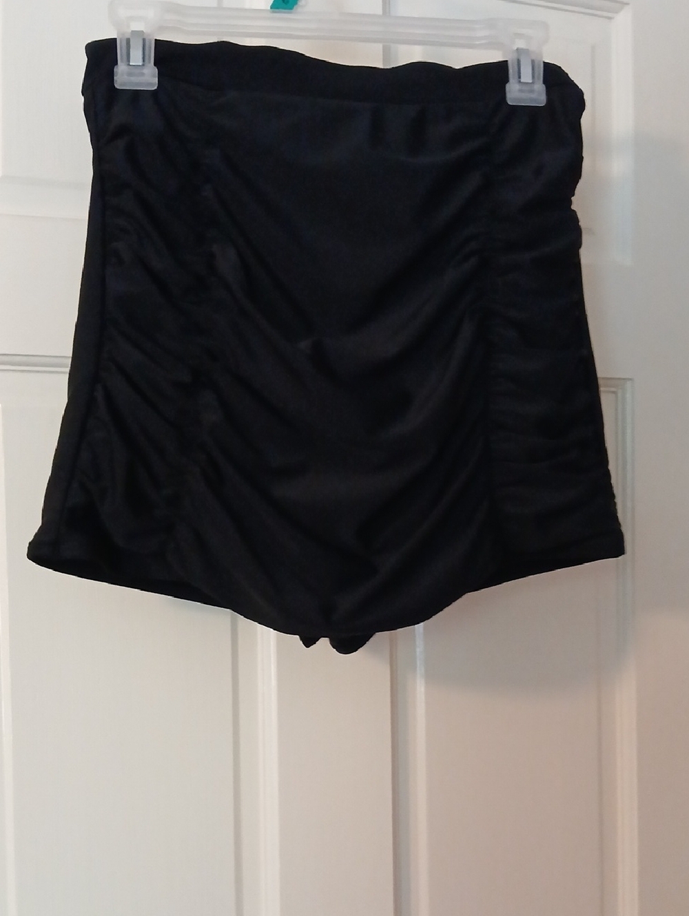 Pearl Black High-Waist Bikini Bottoms